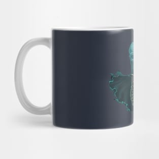 Skeleton Upper Body Design Mug